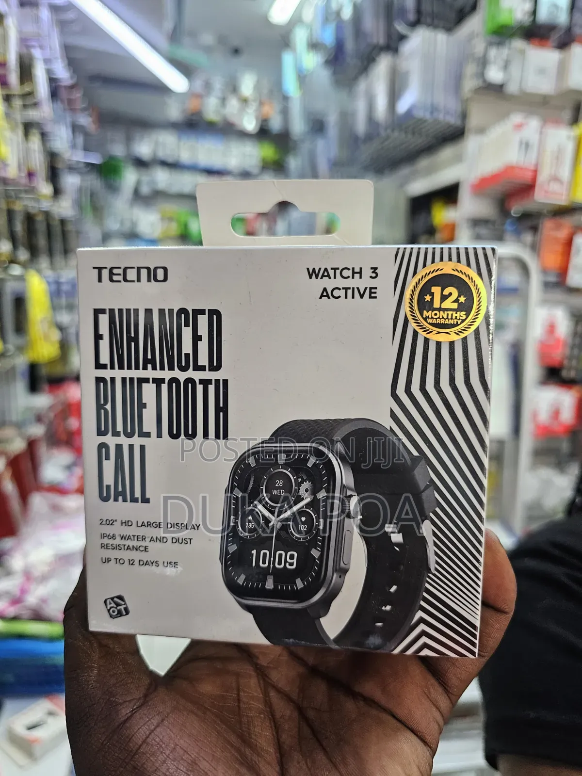Tecno Smart Watch Advanced Bluetooth Calling Watch 3 Active
