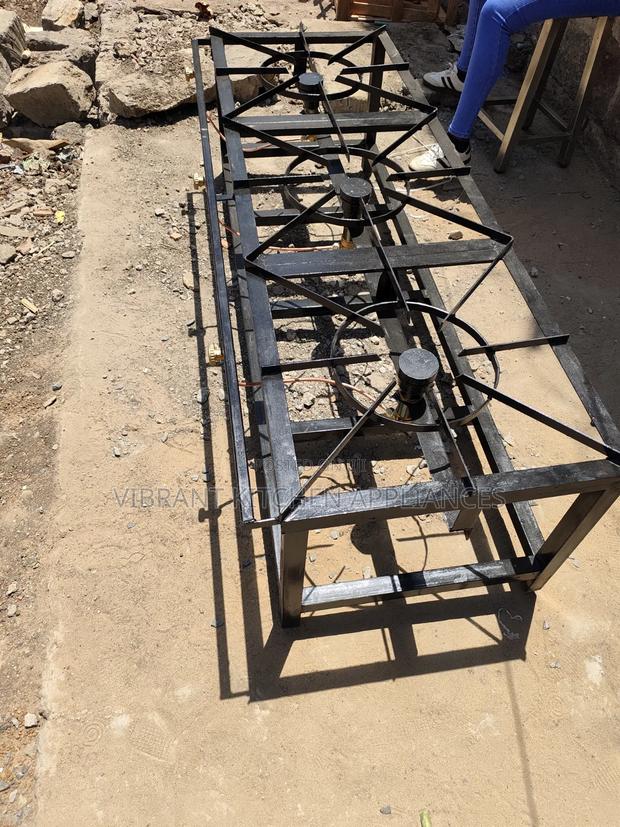 Three Burner Mild Steel Commercial Cooker - thumbnail 2