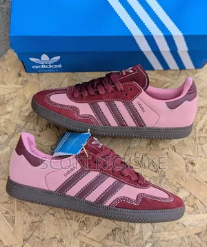 Samba OG 'Pink Spark/Shadow Red' Sneakers