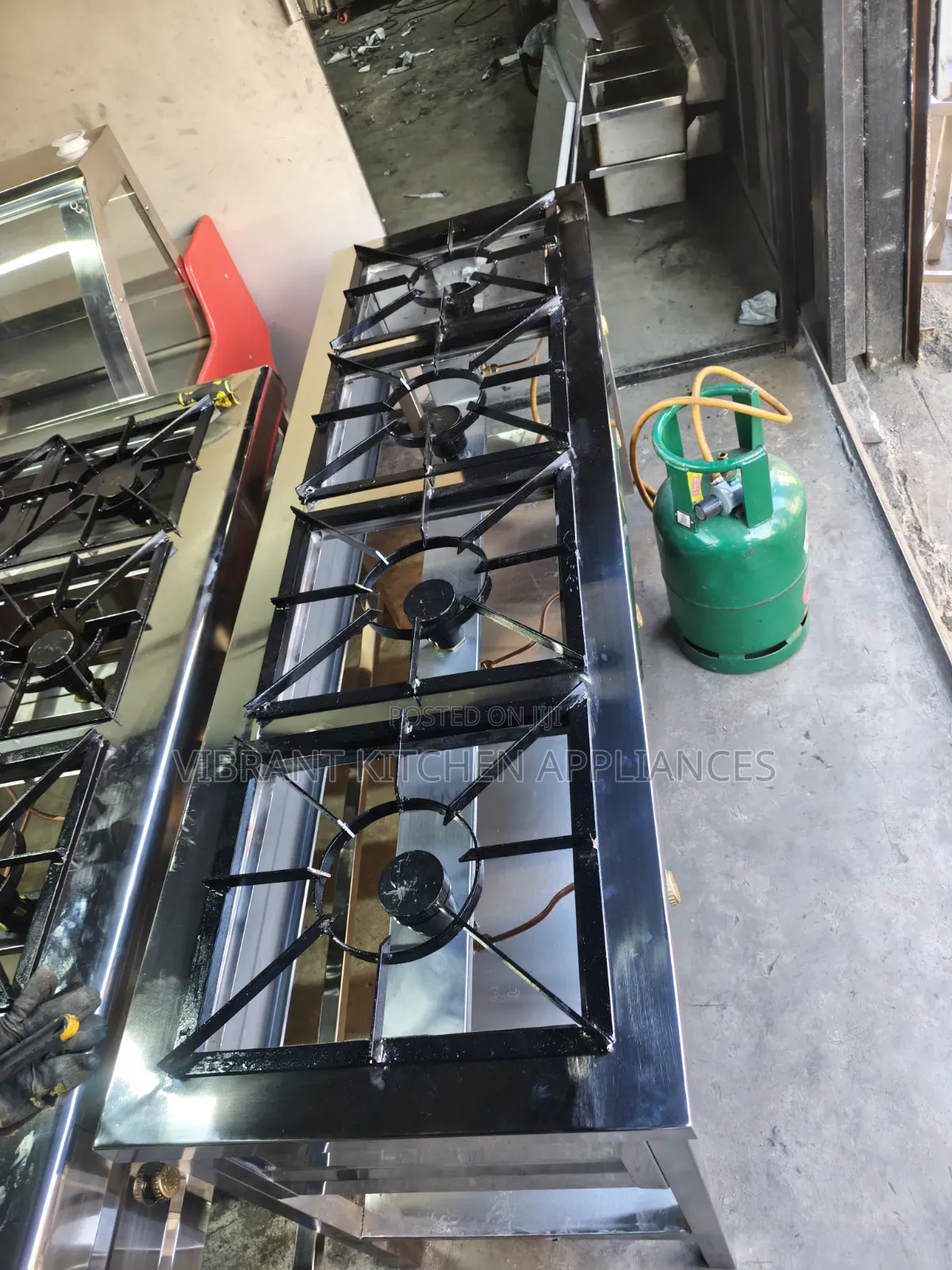 Four Burner Commercial Cooker