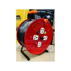 Heavy-Duty 50m Extension Cable Reel – 2.5mm2 Wire With 4-Way Sockets
