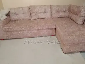 Brown L Seater