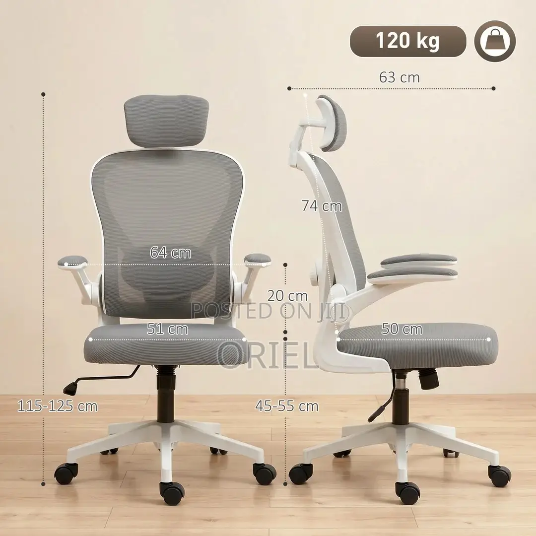 Swivel Office Chair – Ergonomic Comfortable Adjustable Desk Seat