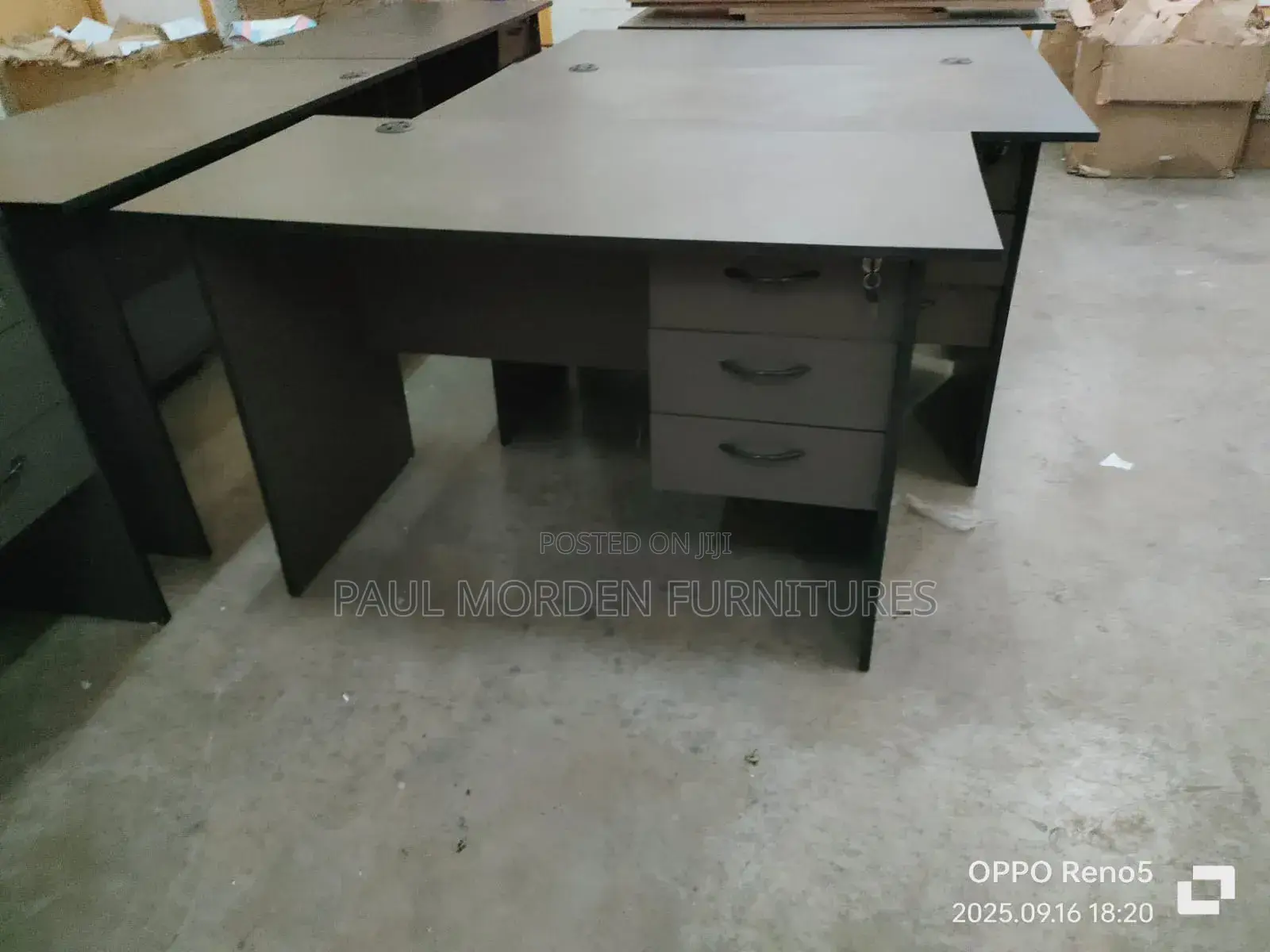 3 Compact Drawers Office Computer Table