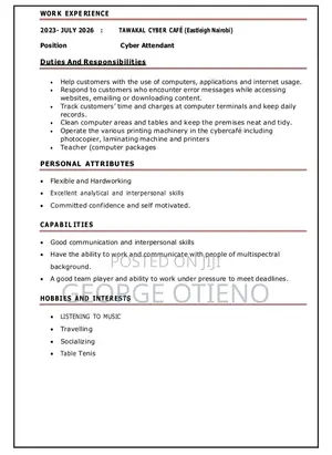 Computing It Cv