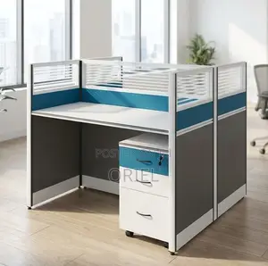 2-Way Office Workstation – Modern Two-Person Work Desk