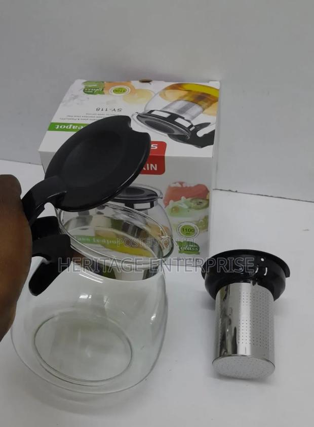 *Tea Pot Decanter Borosilicate Glass - main view