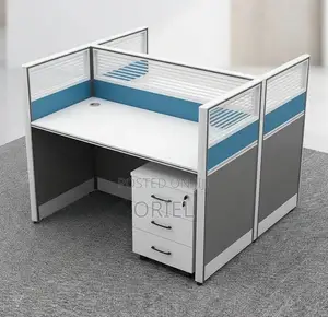 2-Way Office Workstation – Modern Two-Person Work Desk