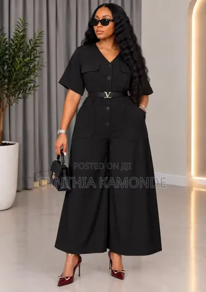 Belted Jumpsuit ( Size 42-48)