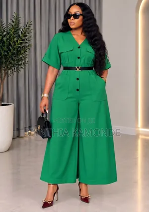 Belted Jumpsuit ( Size 42-48)