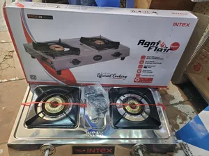 Intex Agni Flair 2-Burner Stainless Steel Tabletop Gas Stove