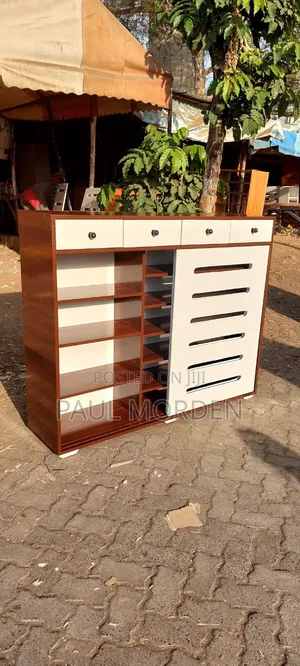 Wooden Shoe Cabinet With Ventilation-Spacious