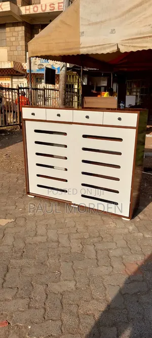 Wooden Shoe Cabinet With Ventilation-Spacious