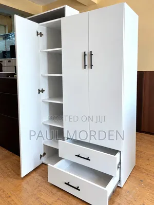 Beautiful Wooden White Modern Rack