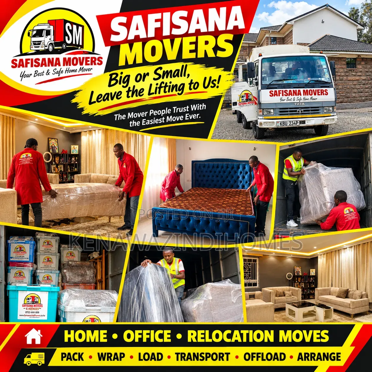 MOVERS in Nairobi,Syokimau,Kitengela,Athiriver,Thika Road,Kiambu Road