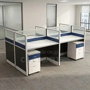 4-Way Modular Workstation Unit