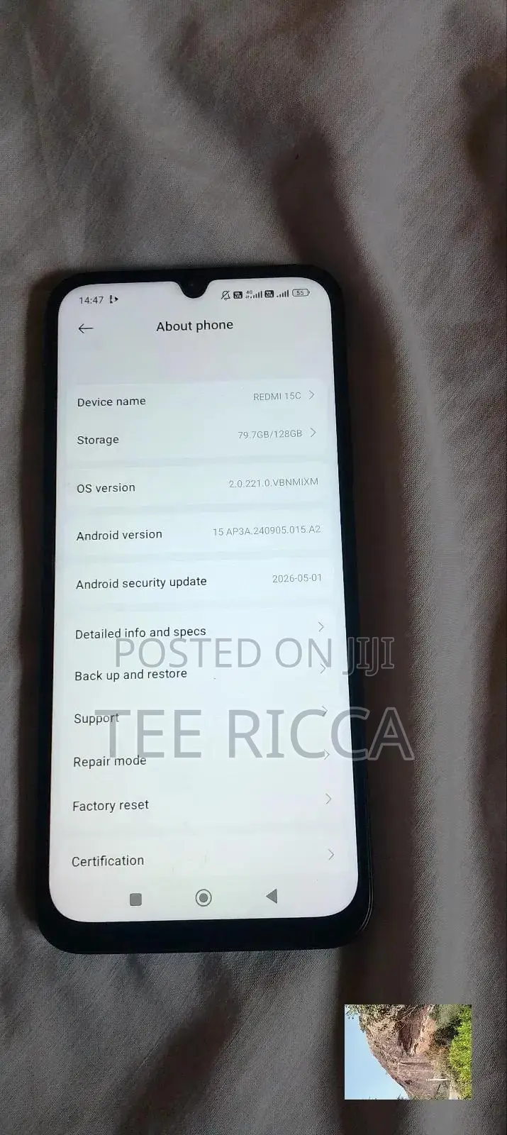 Xiaomi Redmi 15C 4G 128 GB Black