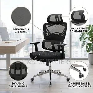 Executive Orthopedic Mesh Swivel Chair