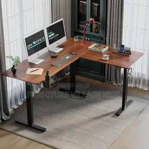 Office Table;1.4M Electric Adjustable Curved Stading Table