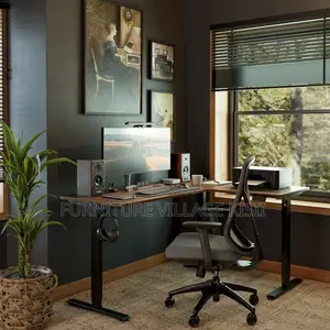 Office Table;1.4M Electric Adjustable Curved Stading Table