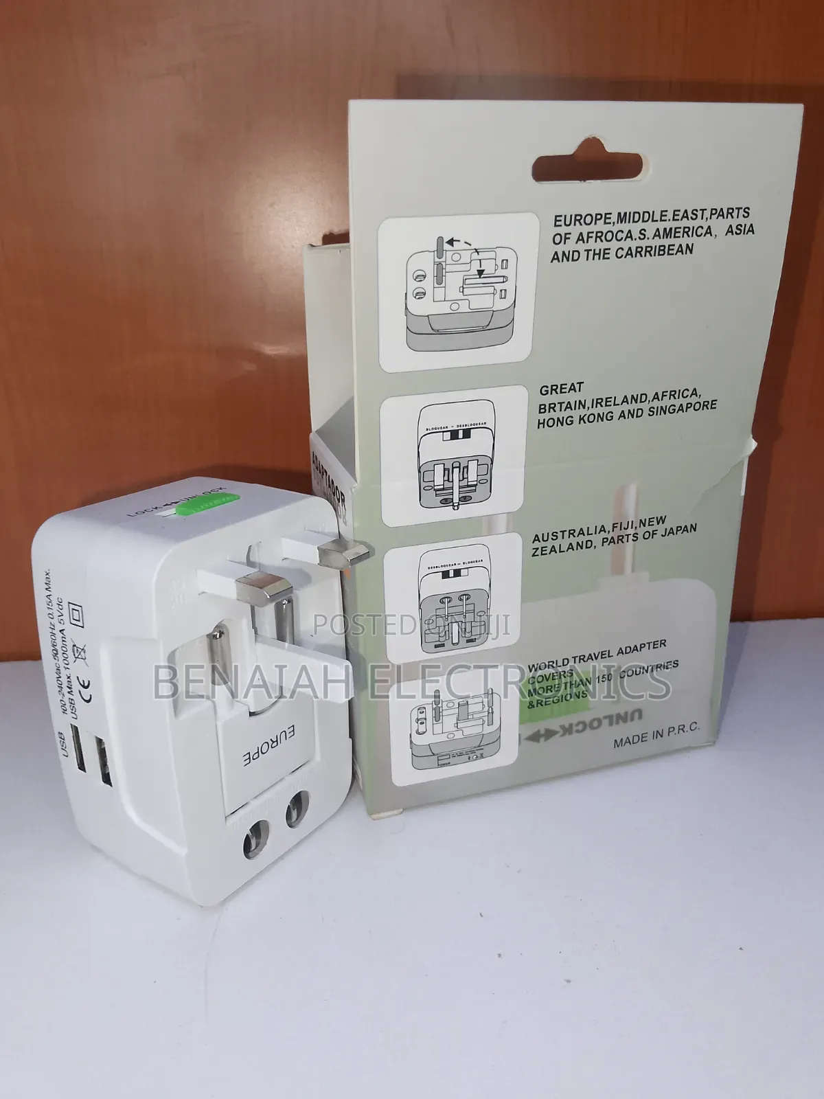 Universal Travel Adapter,covers Over 150 Countries Worldwide