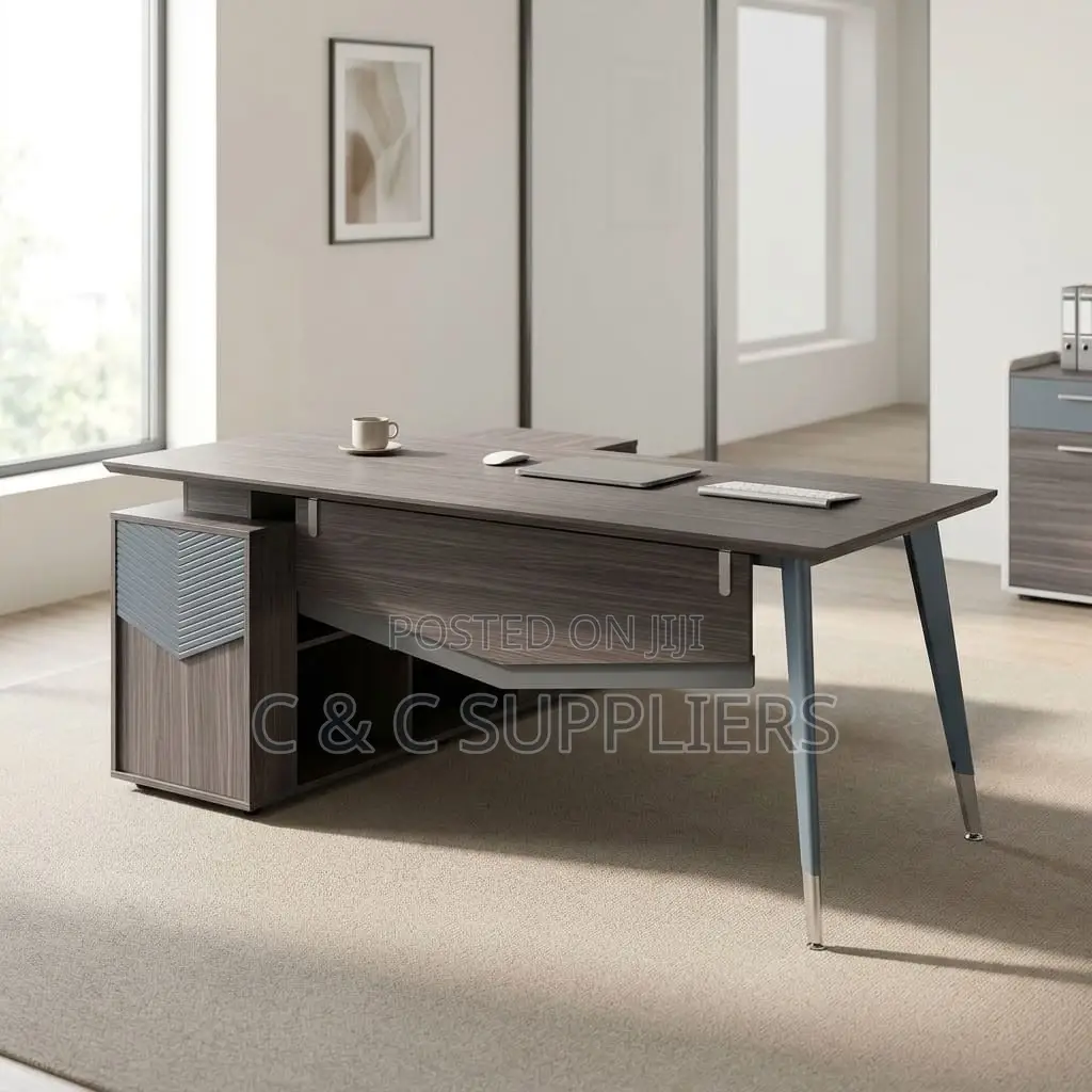 Modern L-Shaped CEO"s Task Table-180cm