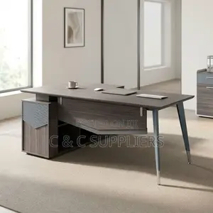 Modern L-Shaped CEO"s Task Table-180cm