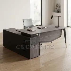 Modern L-Shaped CEO"s Task Table-180cm