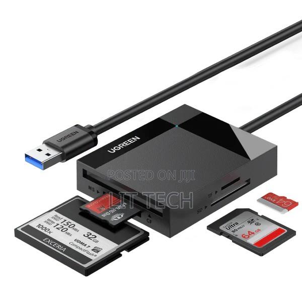 UGREEN 4-in-1 USB 3.0 All-in-One Card Reader (Model CR125 / 30333)