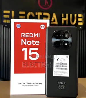 New Xiaomi Redmi Note 15 Pro 256 GB Black