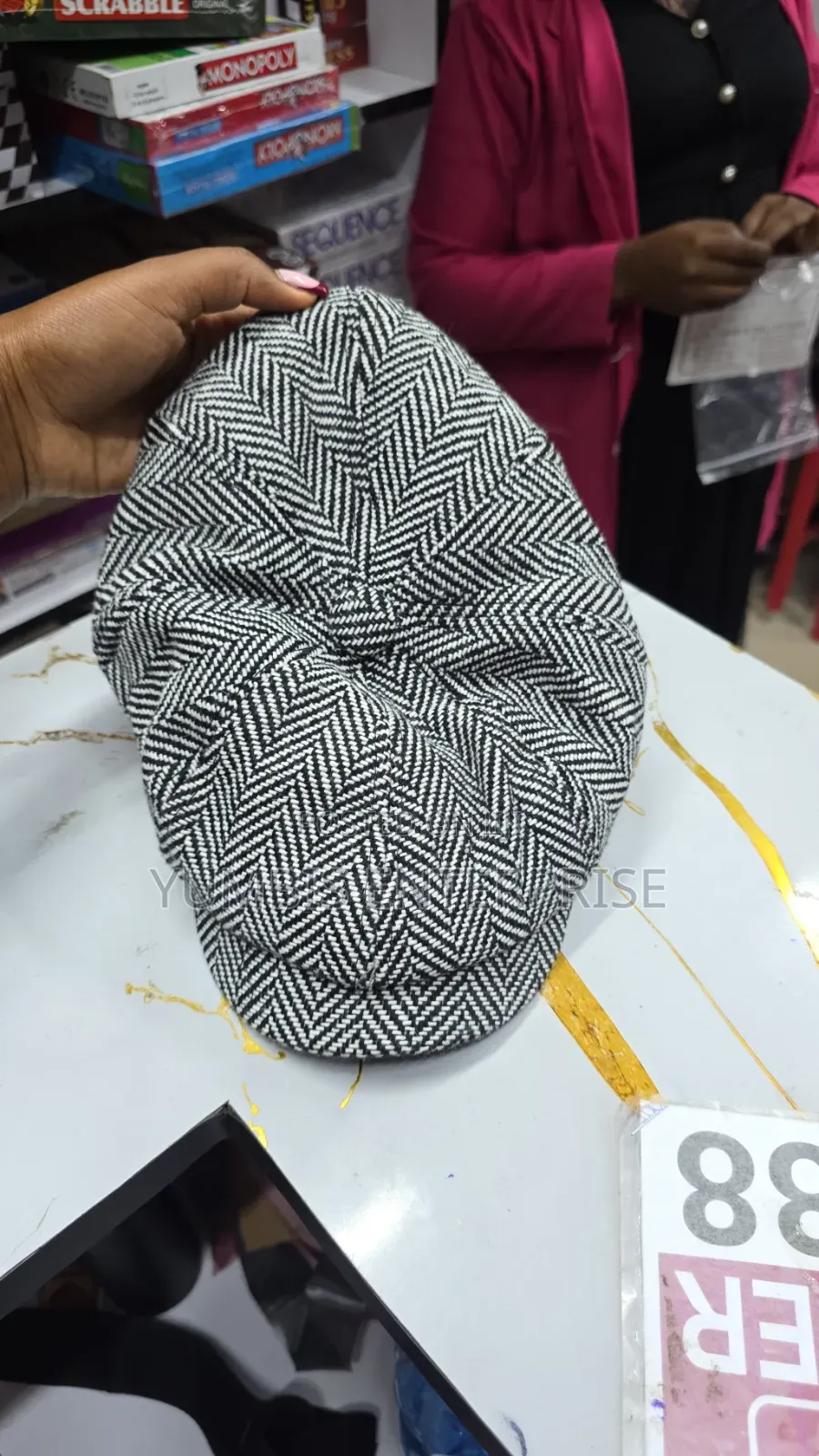 Grey Stripped Kangol Hats at 800