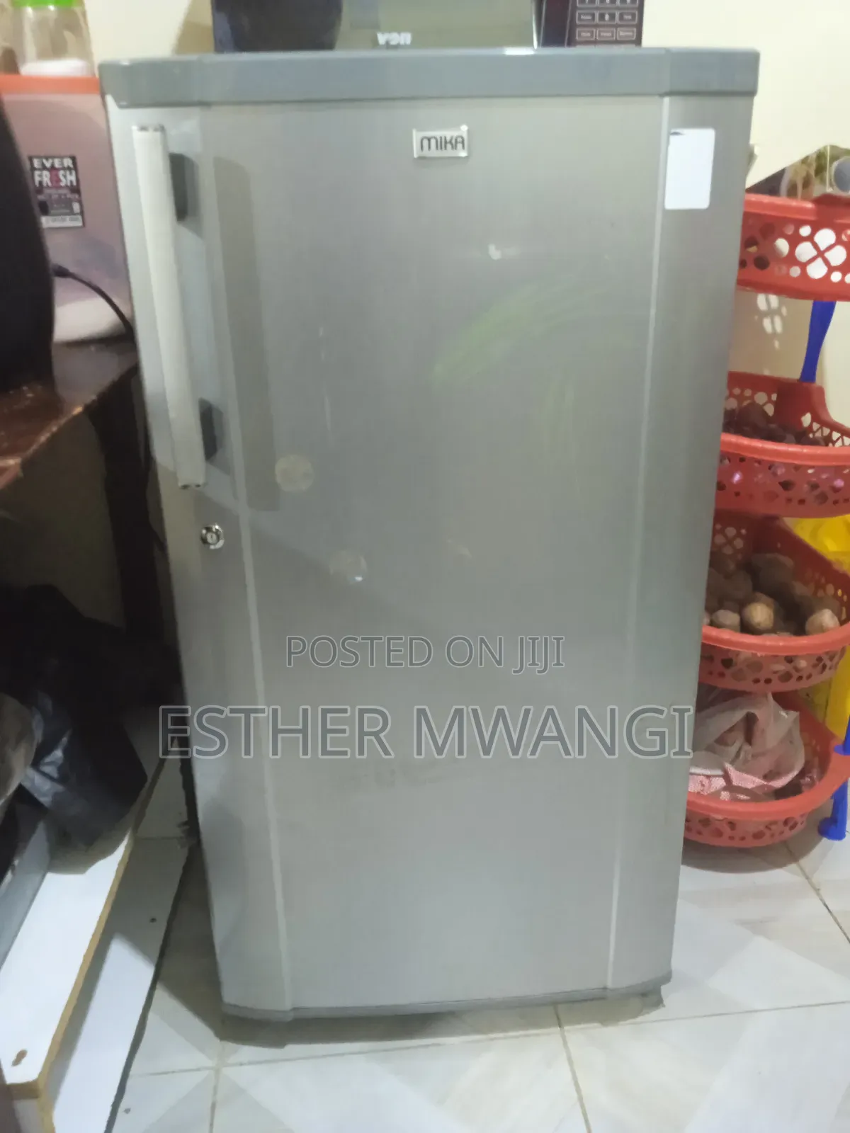 Mika 170L Single Door Fridge - Clean Working Perfectly