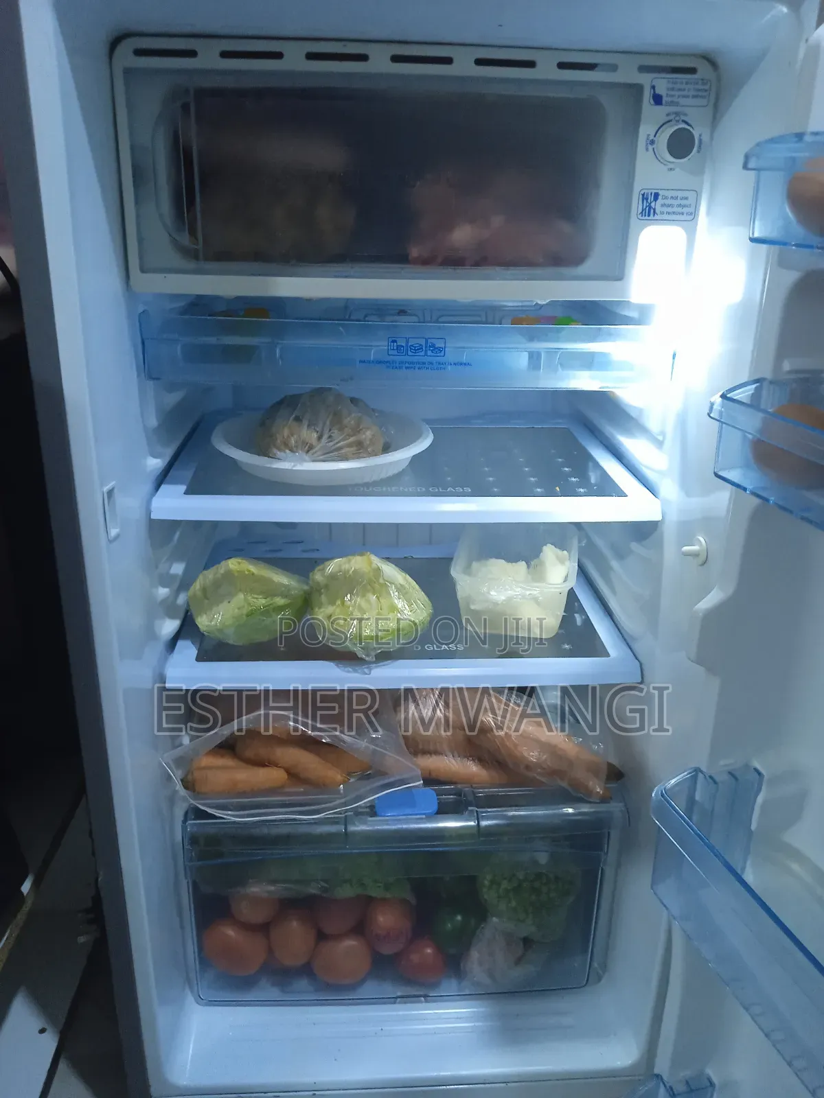 Mika 170L Single Door Fridge - Clean Working Perfectly