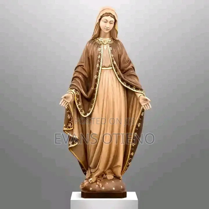 Virgin Mary Wood Sculptures