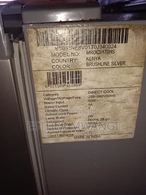 Mika 170L Single Door Fridge - Clean Working Perfectly