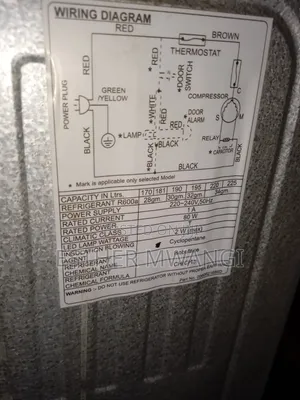 Mika 170L Single Door Fridge - Clean Working Perfectly