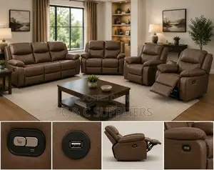7-Seater Rocking Recliner Sofa Set.