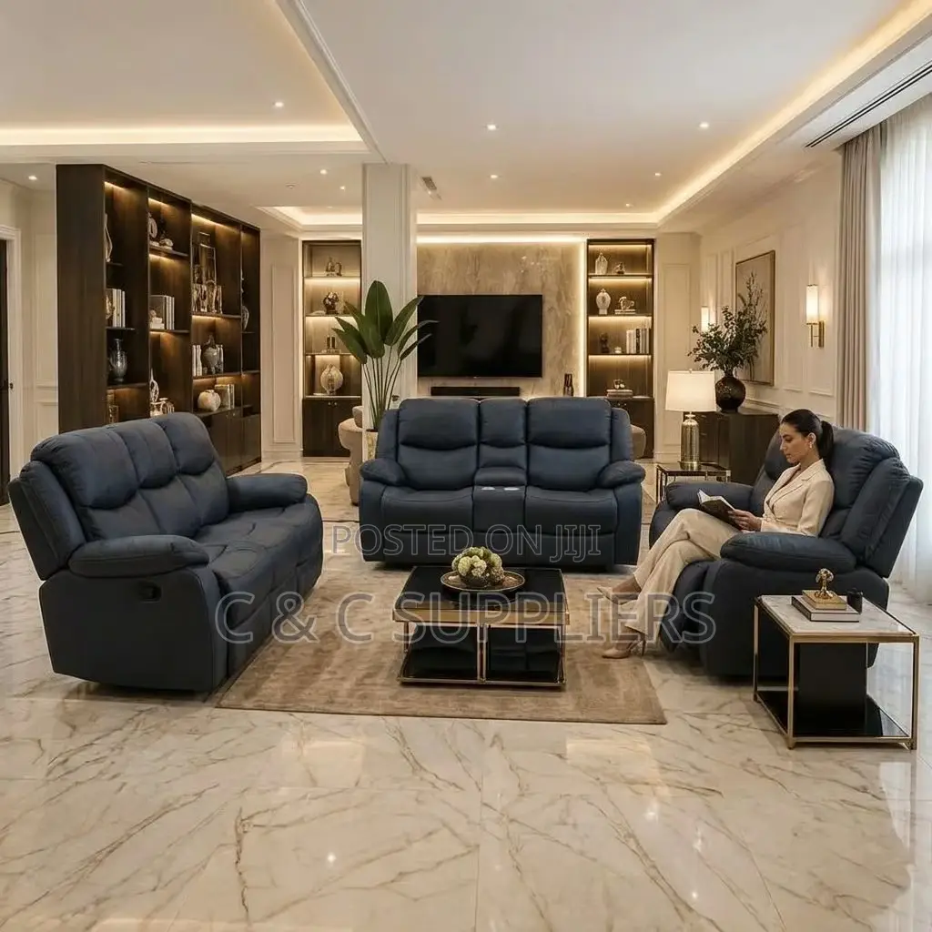 7-Seater Rocking Recliner Sofa Set.