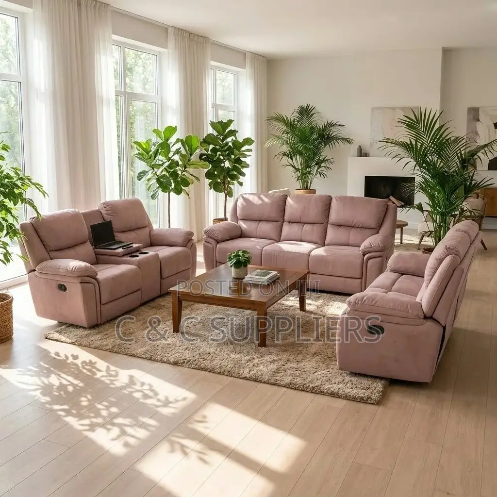7-Seater Rocking Recliner Sofa Set.