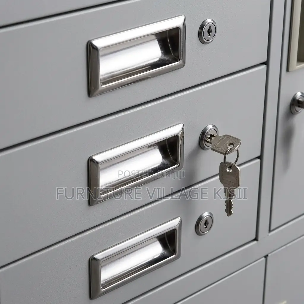 Office Cabinet; Double Metallic Storage Cabinet Safe
