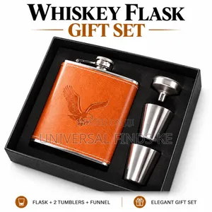 Portable Stainless Steel Hip Flask Whiskey Bottle Pocket Travel Flask