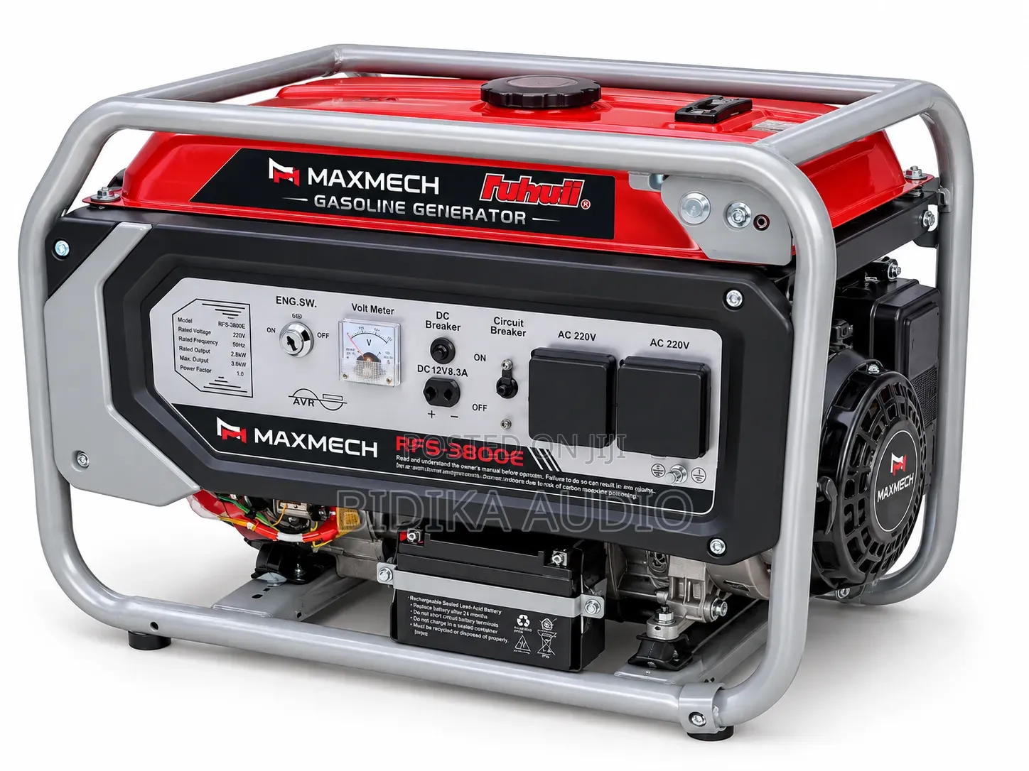 Maxmech RFS-3800e 2.8kva Petrol Generator With Electric Start