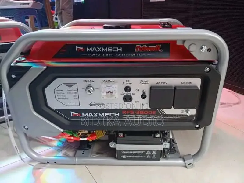 Maxmech RFS-3800e 2.8kva Petrol Generator With Electric Start