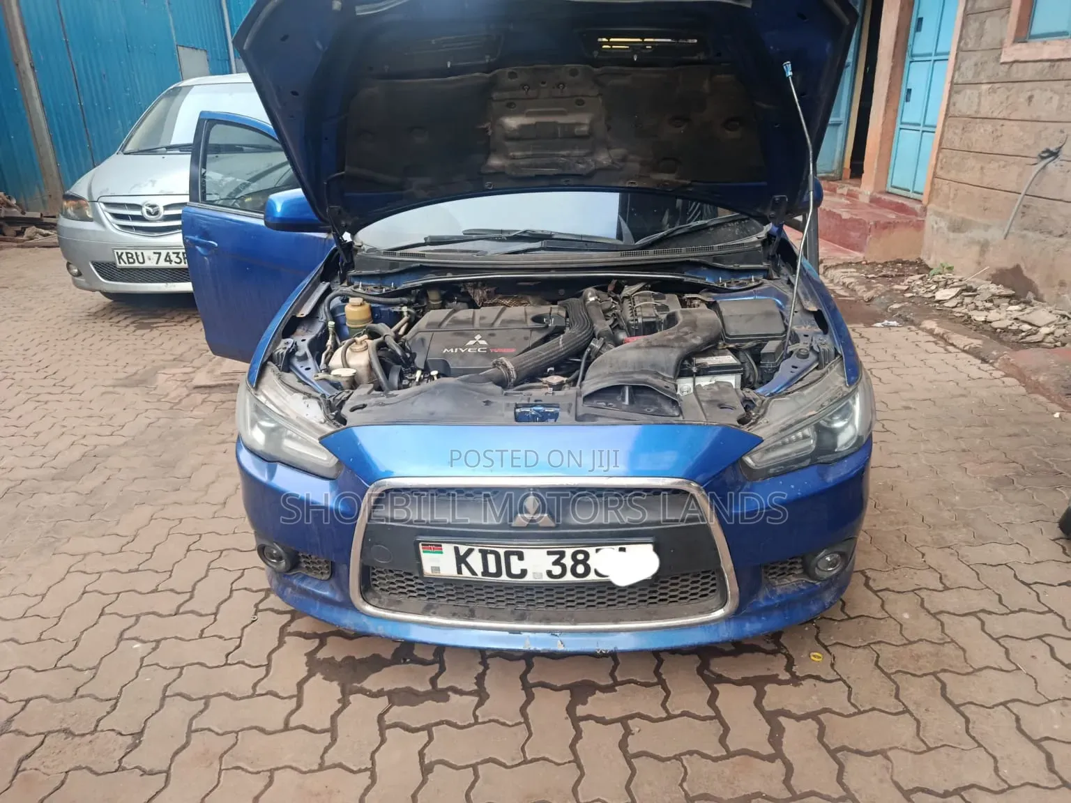 Mitsubishi Lancer Evo 2014 Blue