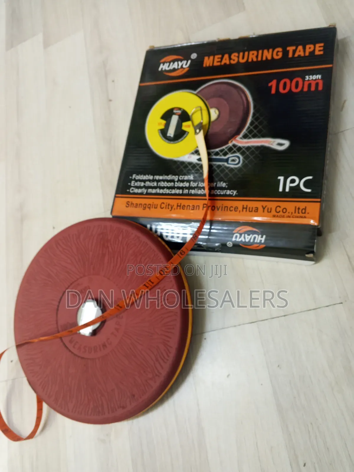 Professional Surveyor Tape Measure 100m Land Measuring Tape