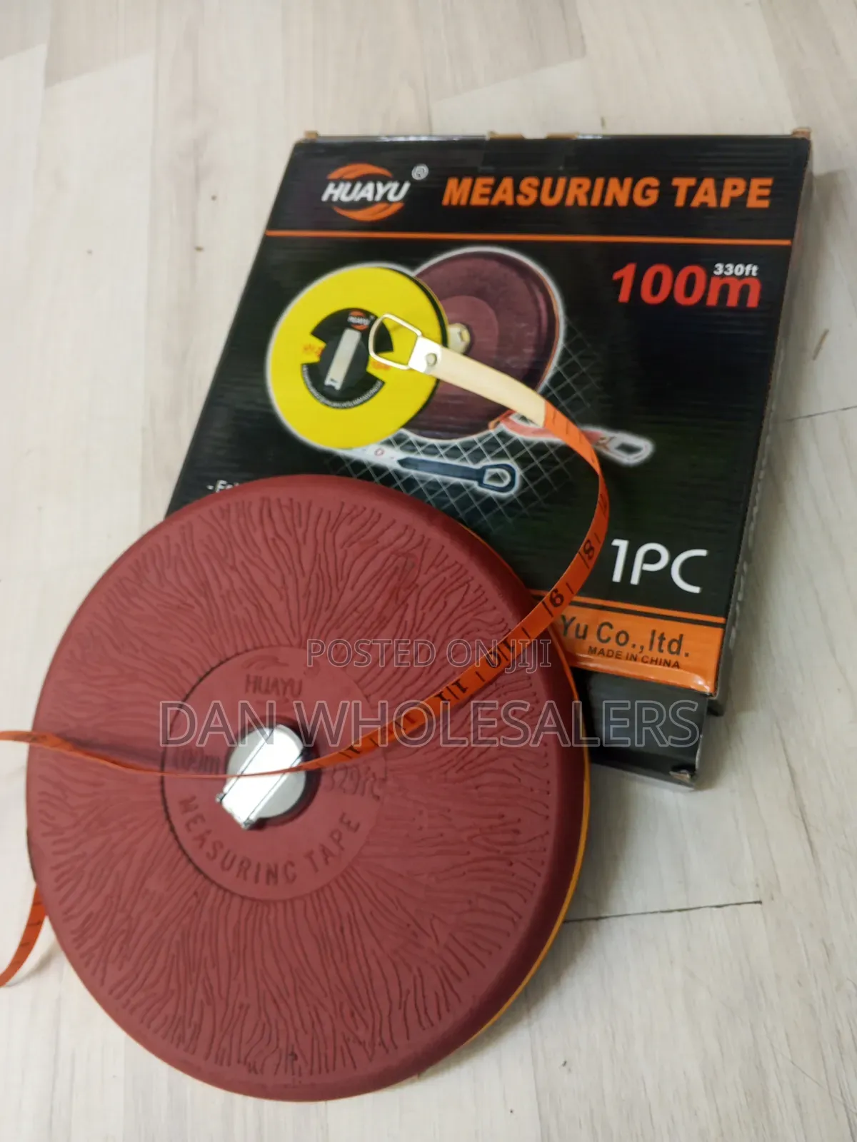 100m Open Reel Measuring Tape Industrial Measuring Tool