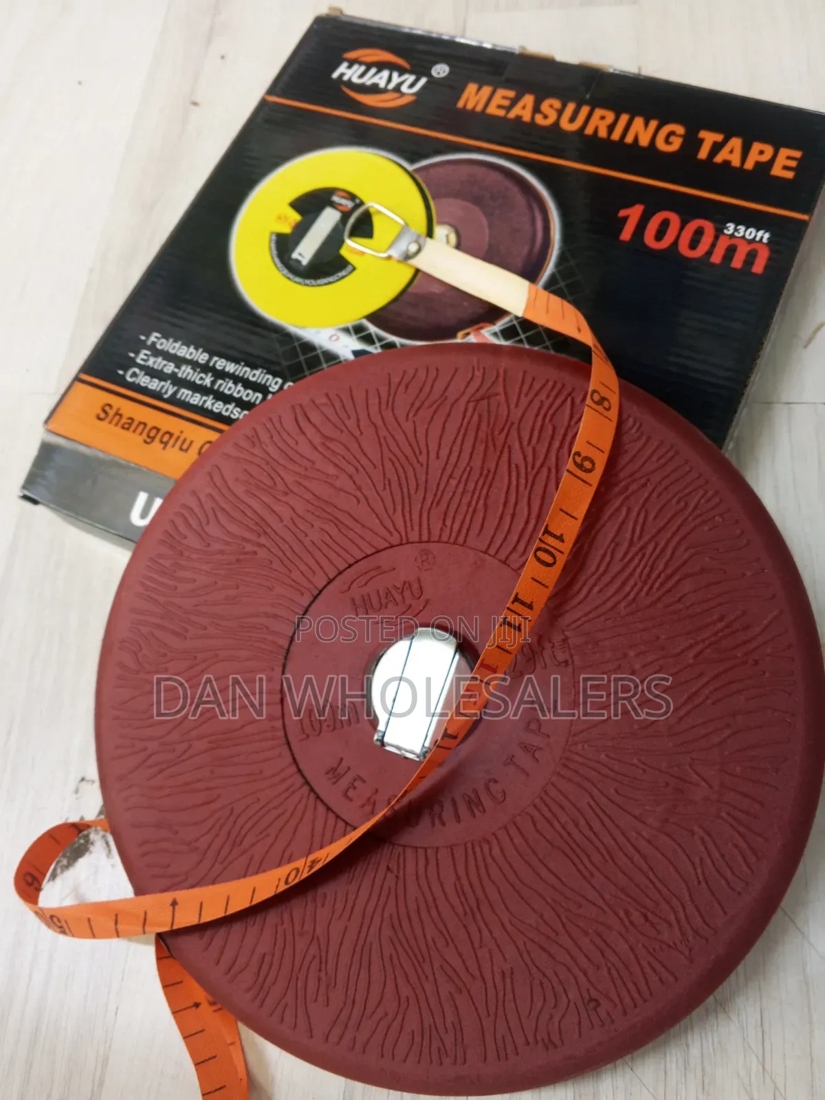 100M Tape Measure Roll Heavy Duty Field Tape for Land Measument