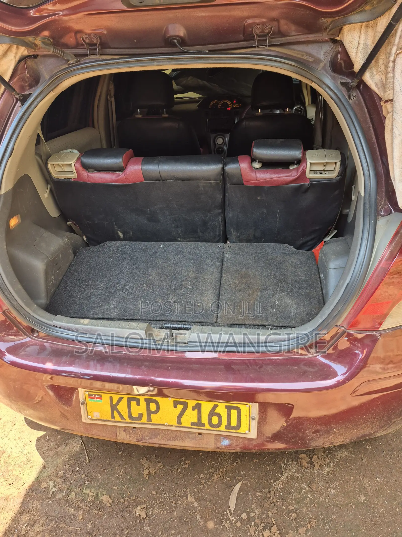 Toyota Vitz 2010 Burgundy