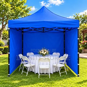 Pop Up Canopy Tent With Side Walls Outdoor Event Shelter-Gazebo 3*3m
