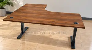 Electric Executive Office Desk | L-Shaped Computer Desk